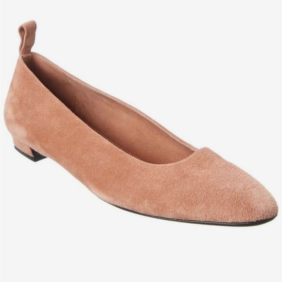 THE ROW Lady D Flat Ballerina Pale Flamingo 40.5/10.5 Original $795 Purchase$587 - Picture 1 of 7